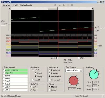 WaverAD Signalgenerator screenshot