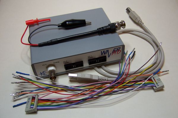 WaverAD Signalgenerator mit Kabeln